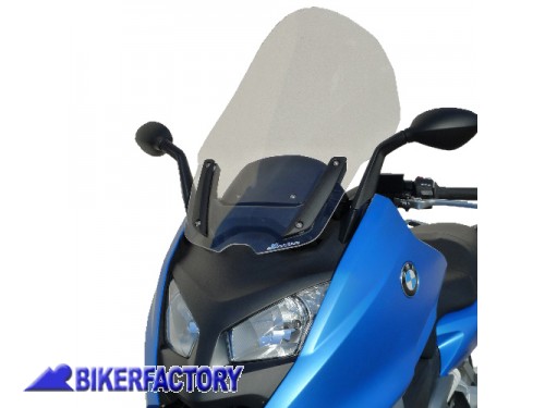 BikerFactory Cupolino parabrezza screen alta protezione per BMW C 600 Sport 12 15 h 64 cm trasparente 1023778