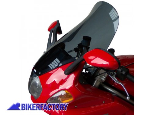 BikerFactory Cupolino parabrezza screen alta protezione x DUCATI 1000 ST4 S 2003 h 61 cm 1020823