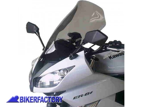 BikerFactory Cupolino parabrezza screen alta protezione x KAWASAKI ER 6F 09 10 h 51 5 cm 1013319