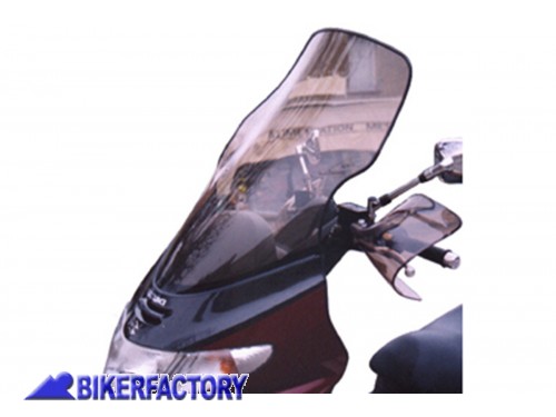 BikerFactory Cupolino parabrezza screen alta protezione x SUZUKI BURGMAN 250 400 99 03 h 70 cm trasparente SE05 BS067HPIN 1013442