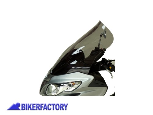 BikerFactory Cupolino parabrezza screen alta protezione x SUZUKI BURGMAN 400 07 12 h 75 cm Trasparente SE05 BS104HPIN 1020115
