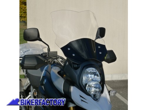 BikerFactory Cupolino parabrezza screen alta protezione x SUZUKI V STROM 1000 14 16 53 cm 1036864