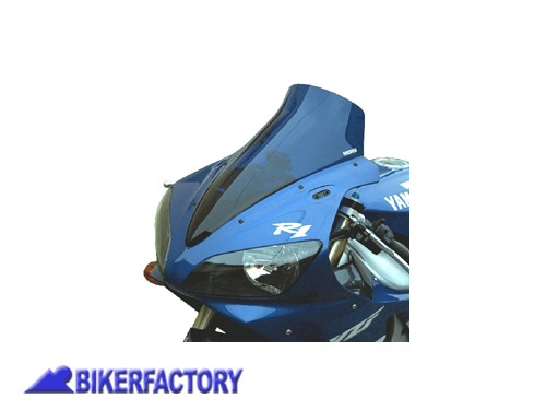 BikerFactory Cupolino parabrezza screen alta protezione x YAMAHA 1000 YZF R1 00 01 h 51 cm 1014180