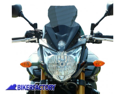 BikerFactory Cupolino parabrezza screen alta protezione x YAMAHA FZ8 N 10 14 h 33 cm 1014100
