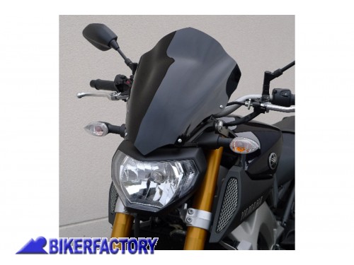 BikerFactory Cupolino parabrezza screen alta protezione x YAMAHA MT 09 13 16 h 41 cm FUME SE06 BY162HPFG 1047403