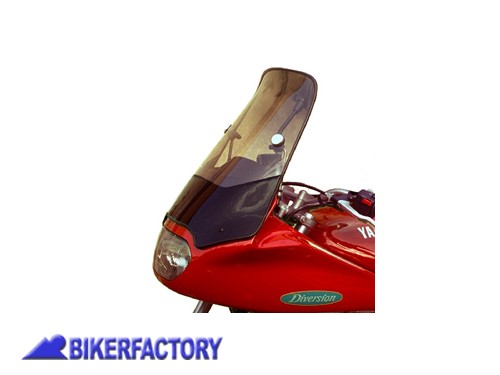 BikerFactory Cupolino parabrezza screen alta protezione x YAMAHA XJ 600 Diversion 1992 h 46 cm 1014048