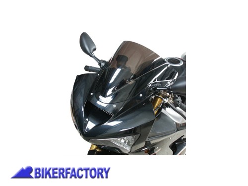 BikerFactory Cupolino parabrezza screen doppia curvatura x KAWASAKI 600 ZX6 R 03 04 h 32 cm 1020611