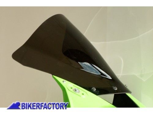 BikerFactory Cupolino parabrezza screen doppia curvatura x KAWASAKI ZX6 R ZX10 R h 37 cm SE08 BK107DCFG 1020626