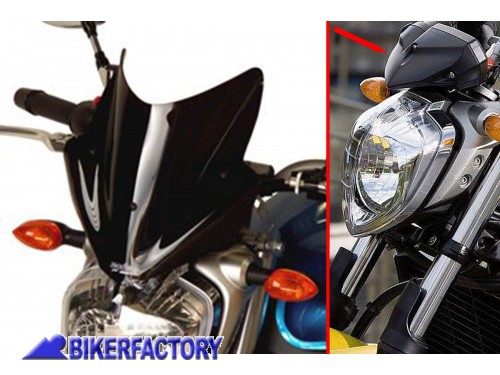 BikerFactory Cupolino parabrezza screen sportivo x YAMAHA 600 FZ 6 N S2 07 10 h 23 cm 1020708