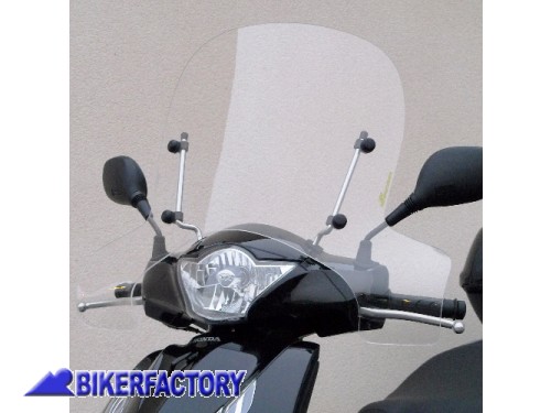 BikerFactory Cupolino parabrezza screen x HONDA 125 SH i 13 15 h 38 cm l 70 cm 1029587
