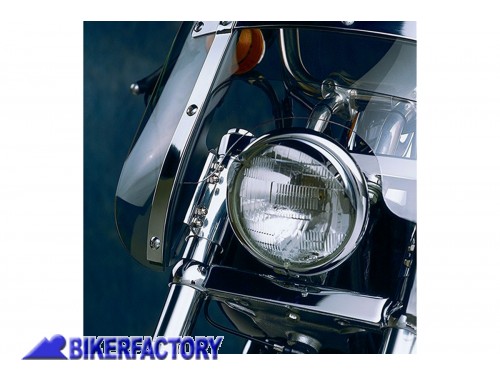 BikerFactory Kit di aggancio Cromato per cupolini Heavy Duty e Dakota National Cycle KIT CHM 1023857