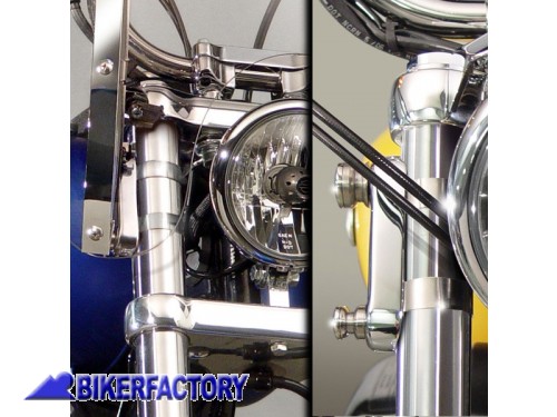 BikerFactory Kit di aggancio per cupolini parabrezza National cycle Stinger Spartan e Switchblade art Kit Q143 Kit Q143 1002739
