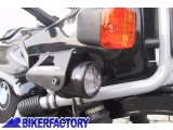 BikerFactory Faretti supplementari alogeni specifici con staffe x BMW R80 e R100 GS 90 96 9034A 1001745