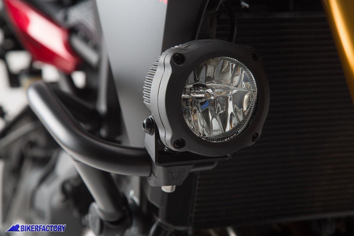 Faretti moto LED EVO HIGH BEAM (profondità) SW Motech colore nero
