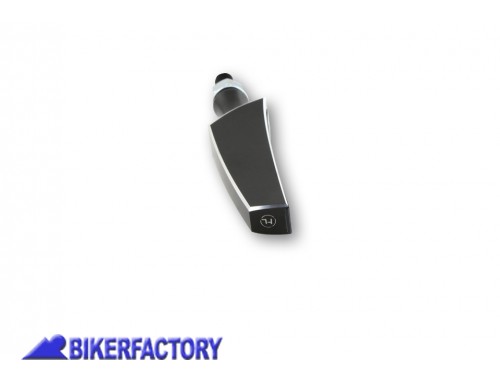 BikerFactory Frecce a LED sequenziali HIGHSIDER mod STS1 con 2C colore nero argento anodizzato Prodotto generico non specifico per questo modello di moto PW 00 203 220 1039758