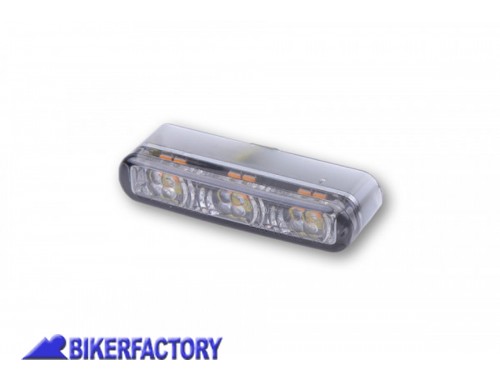 BikerFactory Frecce dx sx a LED mod SHORTY 2 PRO vetro fum%C3%A8 Prodotto generico non specifico per questo modello di moto PW 00 204 079 1041209