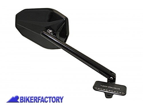 BikerFactory Frecce dx sx a LED mod STRIPE montaggio su specchietto solo anteriore Prodotto generico non specifico per questo modello di moto PW 00 204 105 1037968