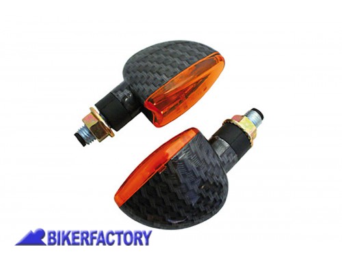 BikerFactory Frecce dx sx mod ARROW corpo carbon look Prodotto generico non specifico per questo modello di moto PW 00 203 553 1037754