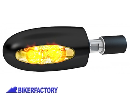 BikerFactory Freccia Kellermann mod BL 1000 LED colore corpo nero lente trasparente Prodotto generico non specifico per questo modello di moto PW 00 200 200 1041192