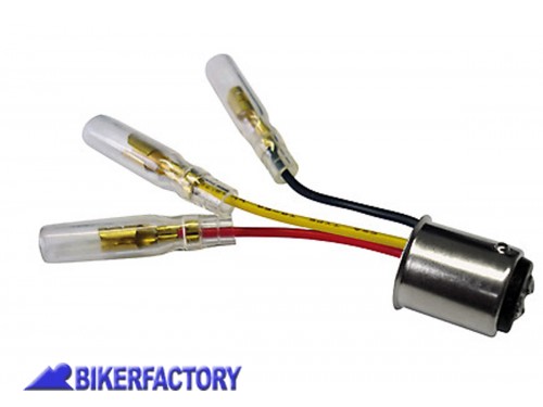BikerFactory Cavo adattatore faro posteriore TYPE 2 BAY15D PW 00 207 040 1031203