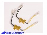 BikerFactory Kit coppia resistenze 25W 6 8 Ohm per frecce a LED PW 00 207 025 1030694