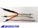 BikerFactory Resistenza con cavo adattatore per fanali posteriori a LED jack 6 3 mm per moto con sistema CAN Bus PW 00 207 015 1027065