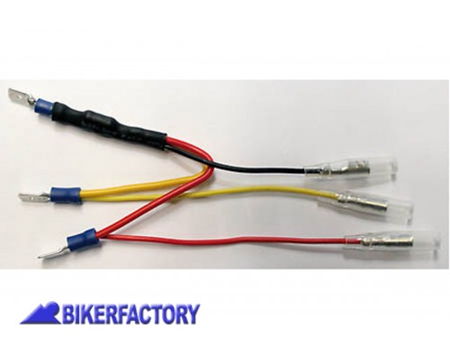BikerFactory Resistenza con cavo adattatore per fanali posteriori a LED jack 6 3 mm per moto con sistema CAN Bus PW 00 207 015 1027065