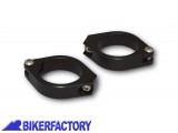 BikerFactory Clamp collari per fissaggio staffe fari anteriori o altro alle forche della moto HIGHSIDER 1030115