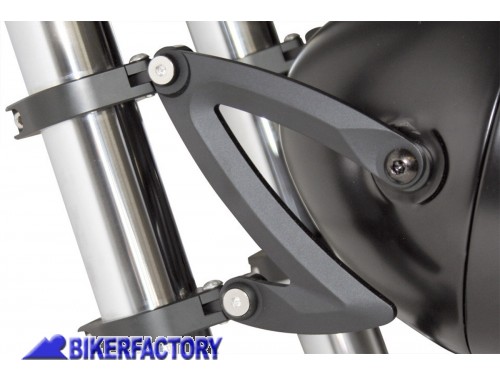 BikerFactory Kit montaggio staffe clamp Z STYLE per fari anteriori 1031100