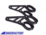 BikerFactory Kit montaggio staffe clamp universali per fari anteriori 1031091