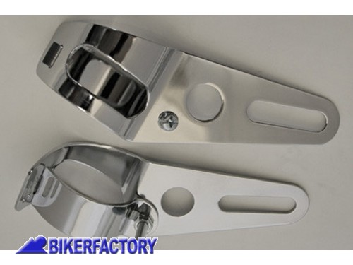 BikerFactory Kit montaggio universale per fari anteriori forcelle moto %C3%98 37 42 mm PW 00 220 852 1031167