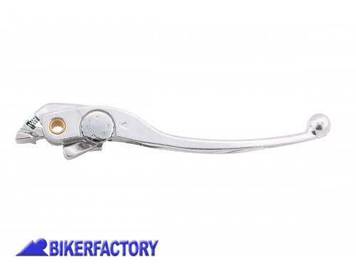 BikerFactory Leva freno ricambio SHIN YO tipo BC 041 colore argento regolabile in 6 posizioni x Honda CBR 600 RR PW 01 401 0411 1048756