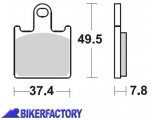 BikerFactory Pastiglie anteriori BRAKING semi metalliche Sinterizzate in mescola CM55 BR 927CM55 1004279