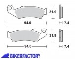 BikerFactory Pastiglie anteriori BRAKING semi metalliche in mescola SM1 BR 700SM1 1004476