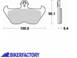BikerFactory Pastiglie anteriori BRAKING semi metalliche in mescola SM1 BR 806SM1 1004261