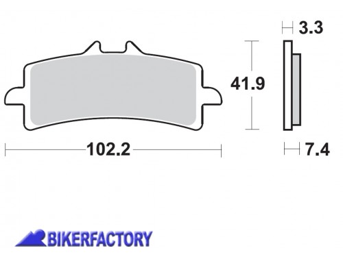 BikerFactory Pastiglie anteriori BRAKING super sinterizzate serie P1R RACING BR P1R930 1036661