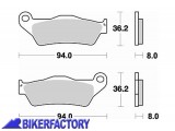 BikerFactory Pastiglie anteriori posteriori BRAKING semi metalliche in mescola SM1 BR 746SM1 1004257
