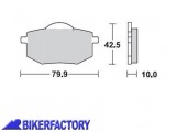 BikerFactory Pastiglie anteriori semi metalliche in mescola SM1 BR 735SM1 1004486