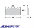 BikerFactory Pastiglie anteriori sinterizzate in mescola CM55 BR 715CM55 1004470
