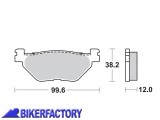 BikerFactory Pastiglie posteriori BRAKING semi metalliche in mescola SM1 BR 868SM1 1004314