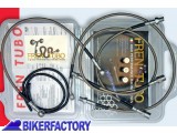 BikerFactory Kit tubi freno Frentubo tipo 1 con tubi e raccordi in acciaio per BMW K100RS 16V ABS 92 93 FR07 1000171 1 1034107