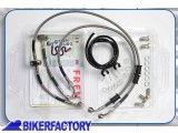 BikerFactory Kit tubi freno Frentubo tipo 1 con tubi e raccordi in acciaio x BMW F 650 GS 00 03 1046238