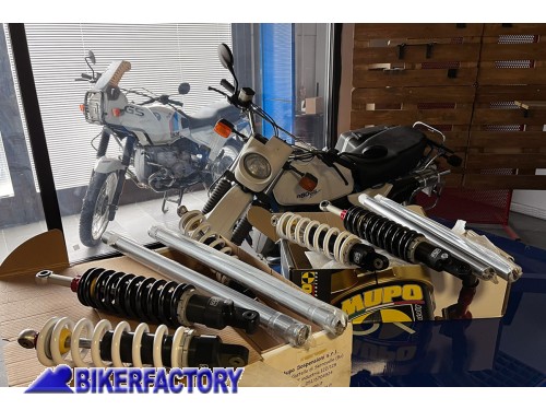 BikerFactory Ammortizzatore posteriore serie oro per BMW R80 GS e R100 GS paralever 88 96 colore nero BKF 07 9026 1046401