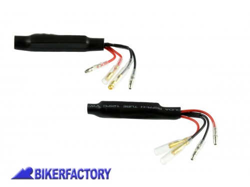 BikerFactory Coppia resistenze 10 Ohm specifiche per montaggio frecce su paramani BARKBUSTERS LED RES 001 1033494