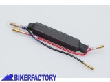 BikerFactory Kit resistenze SW Motech per frecce a LED da 1 W Per frecce originali con lampade da 10 a 20 W 15 Ohm HPR 00 220 30700 B 1036698