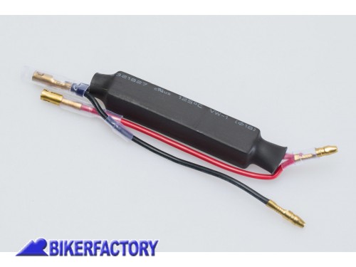 BikerFactory Kit resistenze SW Motech per frecce a LED da 1 W Per frecce originali con lampade da 10 a 20 W 15 Ohm HPR 00 220 30700 B 1036698