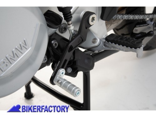 BikerFactory Leva pedale cambio regolabile SW Motech per BMW F 750 GS e F 850 GS Adventure FSC 07 897 10000 1039710