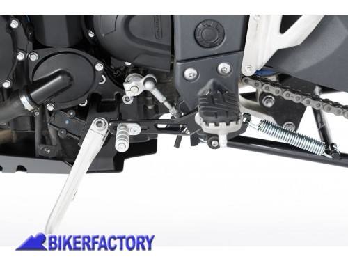BikerFactory Leva pedale cambio regolabile SW Motech x TRIUMPH Tiger 1050 IN ESAURIMENTO FSC 11 619 10000 1024650