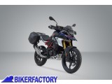 BikerFactory Kit avventura protezione SW Motech colore nero per BMW G 310 GS 17 in poi ADV 07 649 76000 1047082