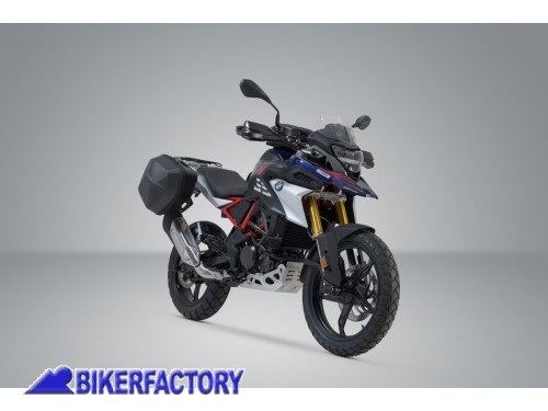 BikerFactory Kit avventura protezione SW Motech colore nero per BMW G 310 GS 17 in poi ADV 07 649 76000 1047082